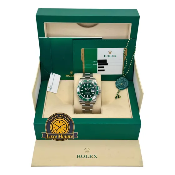 Submariner Hulk, Acero 904l, Zafiro, Maquina 3135 Suiza.