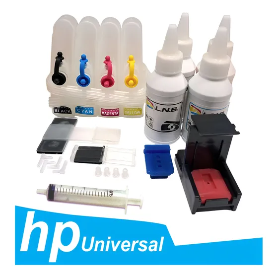 Sistema Continuo Hp Antiderrame Con Snap Y Tinta