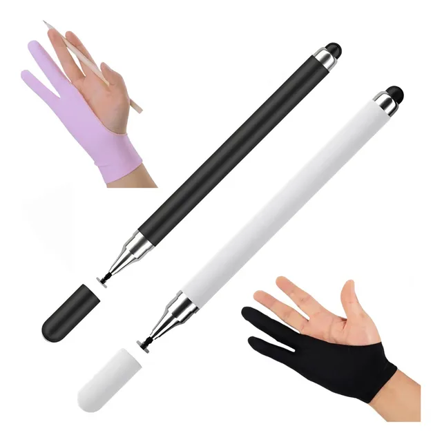 Lápiz Óptico Universal Pencil + Guante Dibujo Digital Tablet