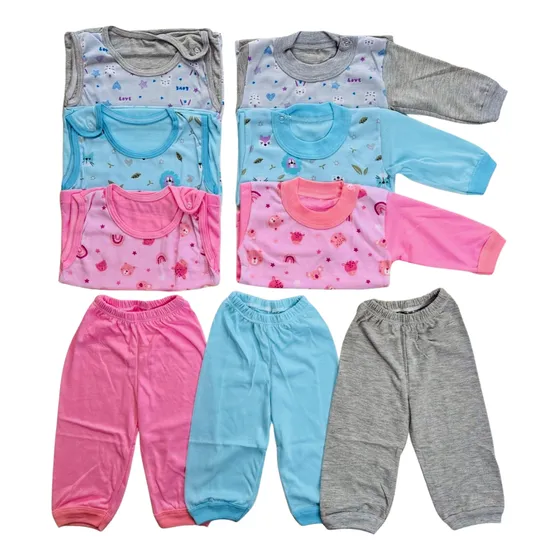 Tnsrkids Ajuar 9 Piezas Bebé Para Niña