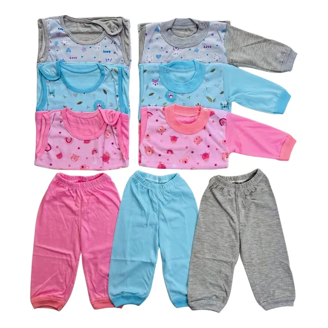 Tnsrkids Ajuar 9 Piezas Bebé Para Niña