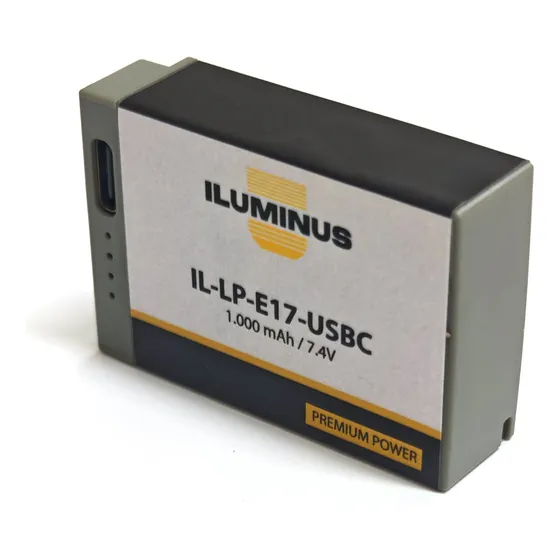 Iluminus Il-lp-e17-usbc Batería Con Puerto Usb-c De Carga