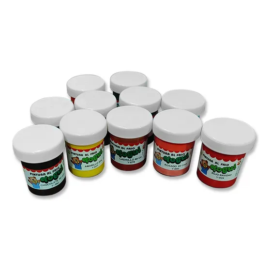 Pinturas Al Frio Pack 12 Unidades