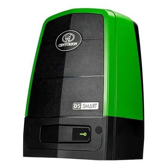 Motor de portón residencial Centurion D5 Smart 127V 433.92MHZ color verde oscuro y engranaje de Z21