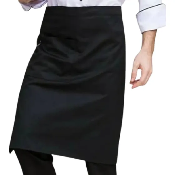 Delantal Cuadrado En Drill Para Área Gastronómica