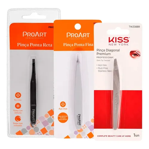 Pinça De Sobrancelha Xzn Cobre Nzx Profissional Lisa | MercadoLivre