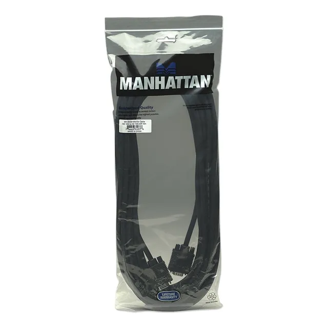 Cable Vga Manhattan 15 M Negro Modelo 312776