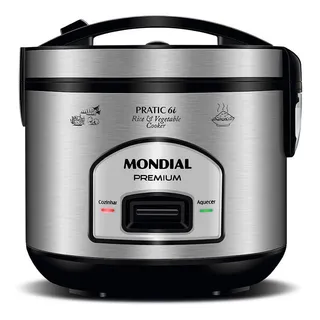 Panela ElĂ©trica De Arroz Mondial 6 XĂcaras Pe-43 Inox 110v Panela ElĂ©trica De Arroz Mondial 6 XĂcaras Pe-43 Inox 110v
