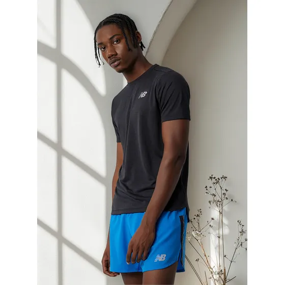 Remera New Balance De Hombre Impact Run - Mt21262bk