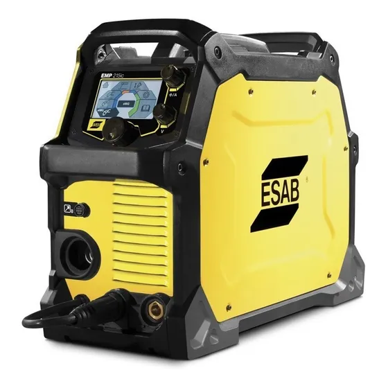 Máquina De Solda Multiprocesso Mig Tig 200a Rebel 215ic Esab Cor Amarelo 127/220v
