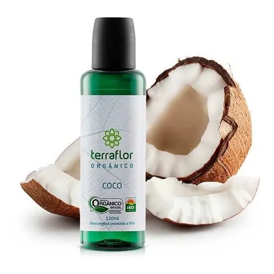 Óleo Vegetal Da Terra Flor De Coco Orgânico 120ml