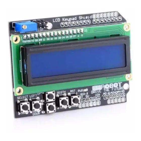 5 X Display Lcd Keypad Shield 16x2 1602 Teclado Botoes Ardui