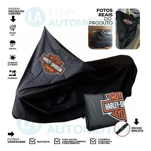Capa Harley Davidson Fat Bob Termica C/ Logo Impermeavel