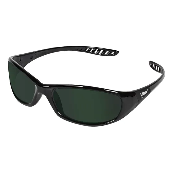 Lente Seguridad Iruv Shade Marco Negro Par Estuche