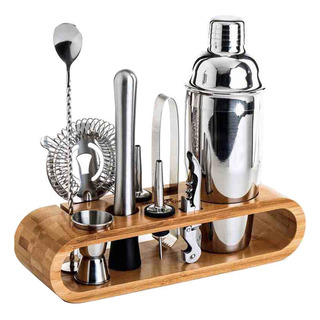 Set De Coctelera De Acero Inoxidable De 400 Ml, 6 Piezas Set De Coctelera De Acero Inoxidable De 400 Ml, 6 Piezas