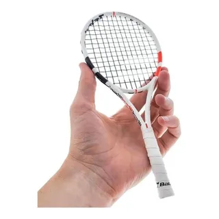 Mini Raquete Babolat Pure Strike Branca, Vermelha E Preta Mini Raquete Babolat Pure Strike Branca, Vermelha E Preta