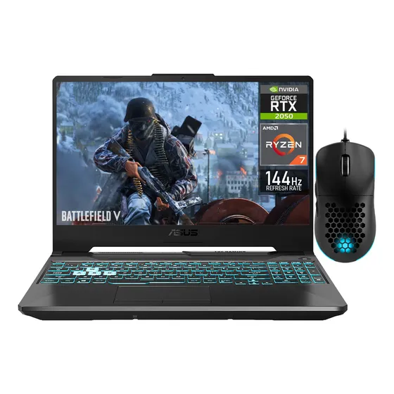 Laptop Gamer Asus Tuf Rtx 2050 Ryzen 7 16gb 1tb Ssd Mouse