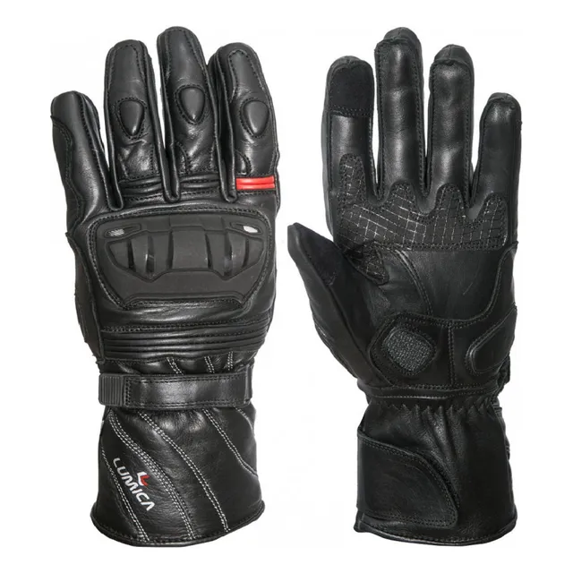 Luva De Couro Lumica L197 Proteção Rígida; Kevlar; Touch