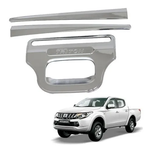 Cubre Portalon Cromado Mitsubishi L200 2016 - 2018