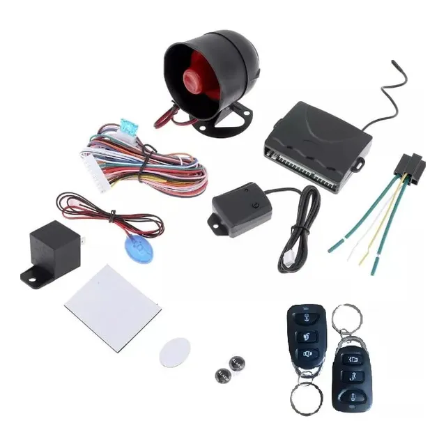 Kit Alarma Antirrobo Auto 15watt Con Corta Corriente 12volt