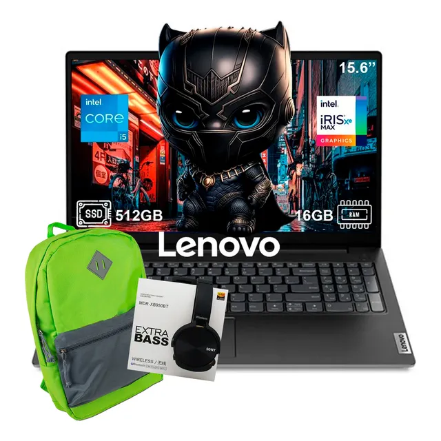 Laptop Lenovo V15 G3 Iap I5-1235u 16gb Ram 512gb Ssd +kit