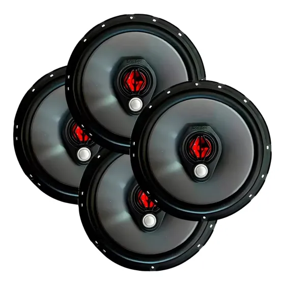 Kit Alto Falante Vw Up / Up Tsi 6 Pol Bomber Bbr 200w Rms