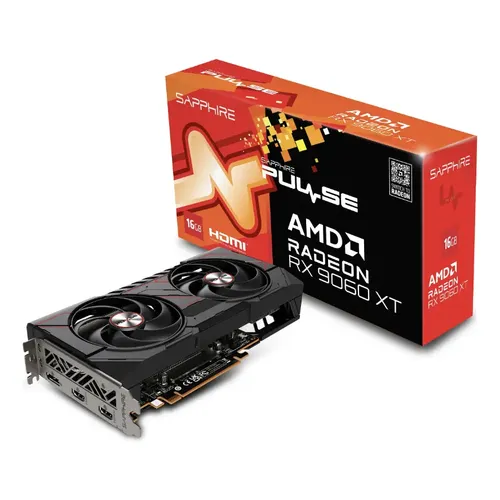 Placa de Vídeo ASRock Radeon RX 9060 XT 16GB GDDR6 2048 Núcleos 8K