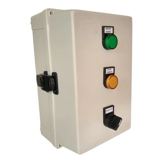 Painel Elétrico  3 Equipamento 1 Contator Térmico + Timer