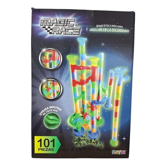 Laberinto De Bolitas 101 Pzs Juego Ingenio Magic Race Lelab