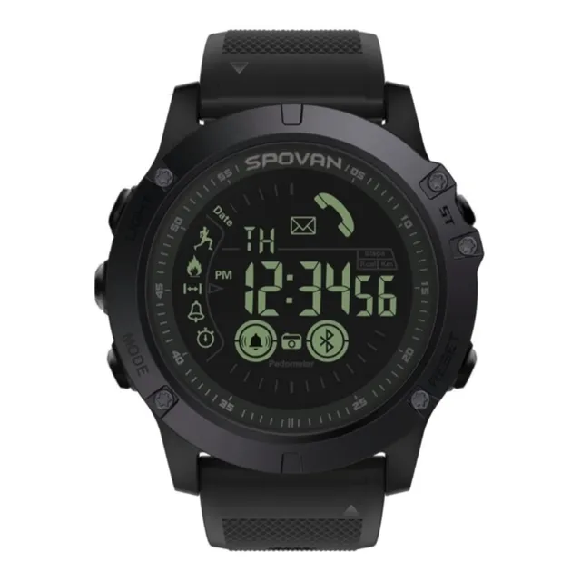 Reloj Táctico Inteligente Smartwatch Spovan Pr1-2 Deportivo
