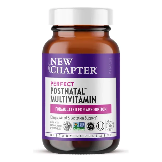Suplemento De Vitaminas Posnatales De New Chapter, 96 Unidad