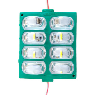 Modulo De Led Rigido Verde 9*7cm Modulo De Led Rigido Verde 9*7cm