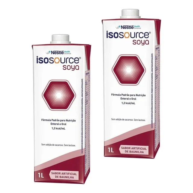 Isosource Soya Nestle - 1000ml (kit C/ 2 Unidades) 