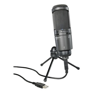 Microfone Audio-technica At2020usb+ Condensador CardiĂłide Preto Microfone Audio-technica At2020usb+ Condensador CardiĂłide Preto