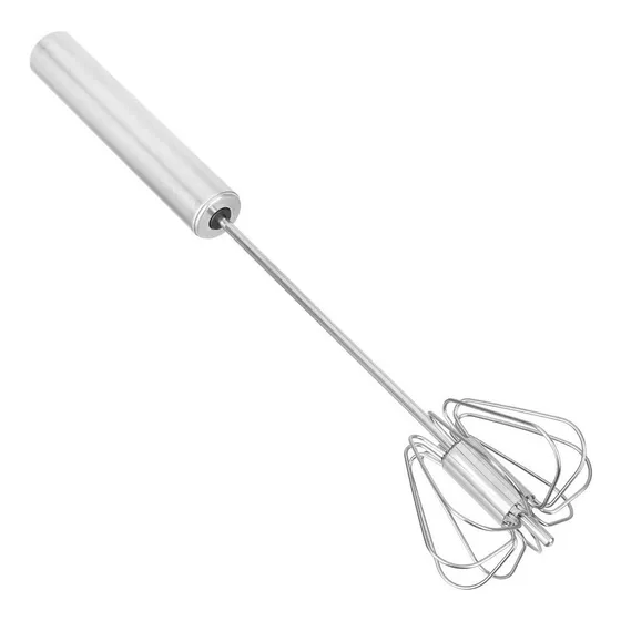 Batidor Manual Semiautomático De Acero Inoxidable