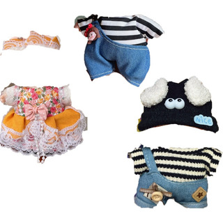 For Labubu 17 Cm Multicolor Doll Clothes 3 Pcs Ropa De Muñec For Labubu 17 Cm Multicolor Doll Clothes 3 Pcs Ropa De Muñec