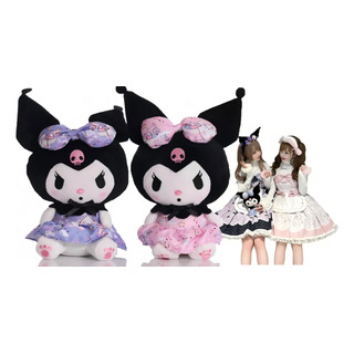 Peluche Kuromi Lovely Purple My Melody Excelente Calidad2pcs Peluche Kuromi Lovely Purple My Melody Excelente Calidad2pcs
