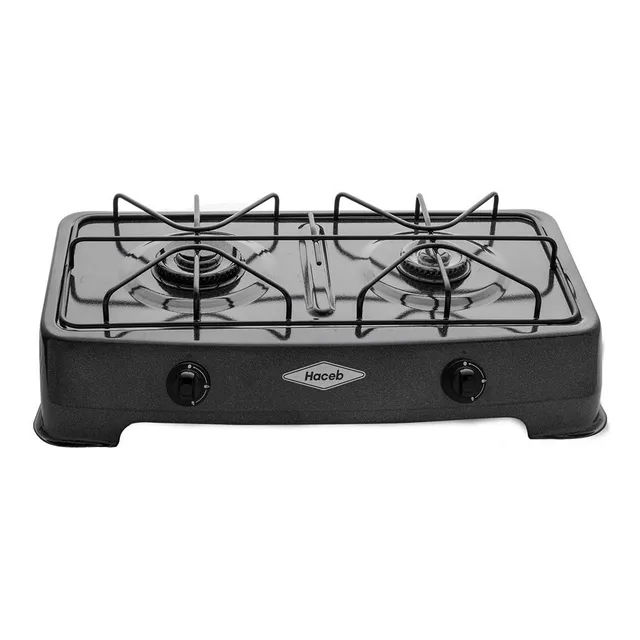 Cocineta Pimienta 2 Puestos Gas Propano Color Gris oscuro 110V