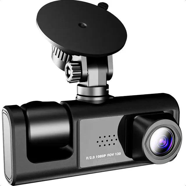 Dashcam Wifi Sensor G Triple Camara Wdr 1080p Hd Auto Sonido
