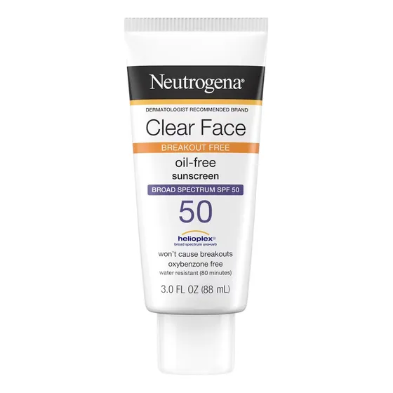 Neutrogena Clear Face Liquid Lotion Sunscreen For Acne-prone