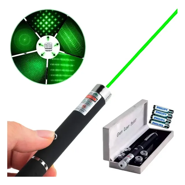 Caneta Laser Verde Pointer 5000mw Super Alcance Traçado +