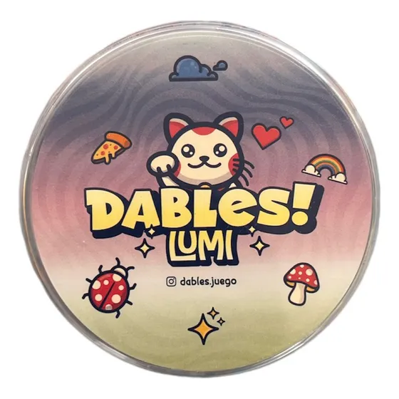 Dables Lumi Juego Mesa Cartas Redondas Circulares Memoria