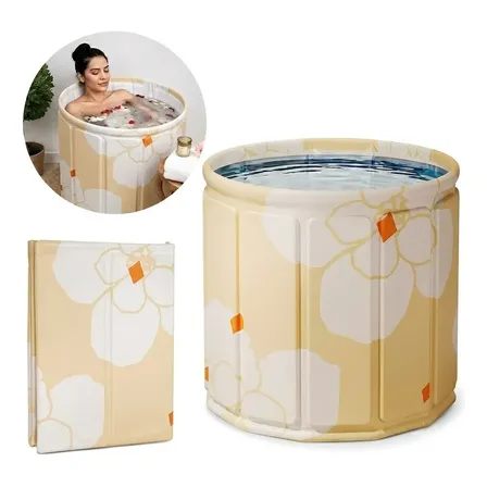 Banheira Dobrável Adulto Portátil Spa Relaxante,3 Modelos