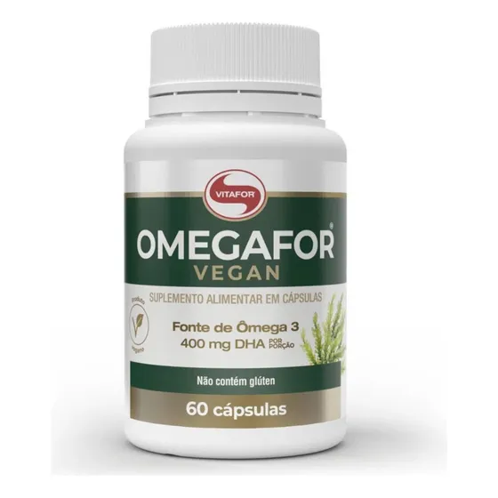 Omegafor Vegan Vitafor Ômega 3 Vegano 60 Cápsulas