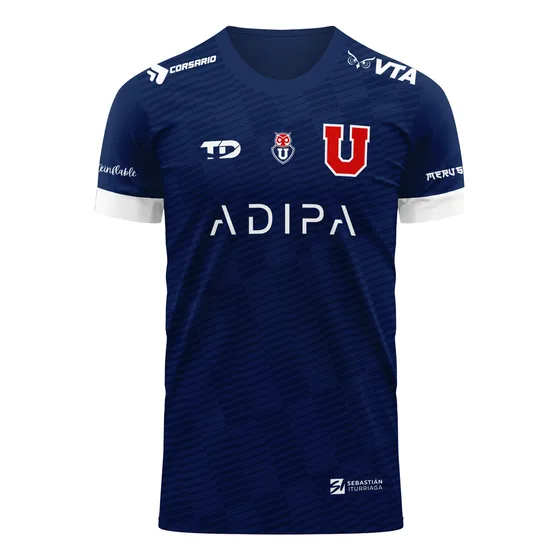 Camiseta Universidad De Chile Futsal- Varon Azul