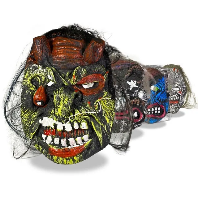 Pack X2 Máscara Terror Con Pelo Halloween - Charrua Store