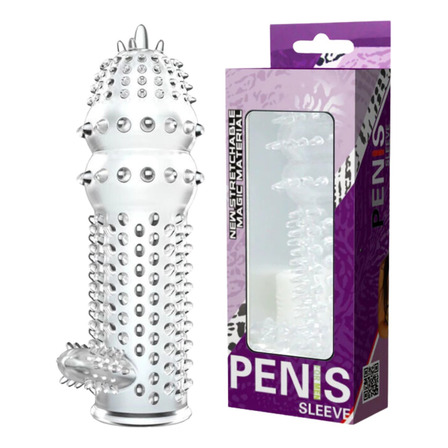 Funda Peneana Extensor Texturado Pene Sex Shop Funda Peneana Extensor Texturado Pene Sex Shop