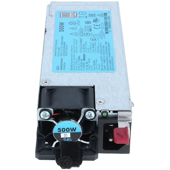 Fuente De Poder Certificada Hp 500w Servidor G9 G10 Platinum