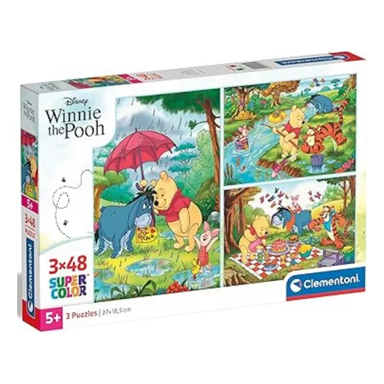 Clementoni Rompecabezas 3 X 48 Pzas- Winnie The Pooh