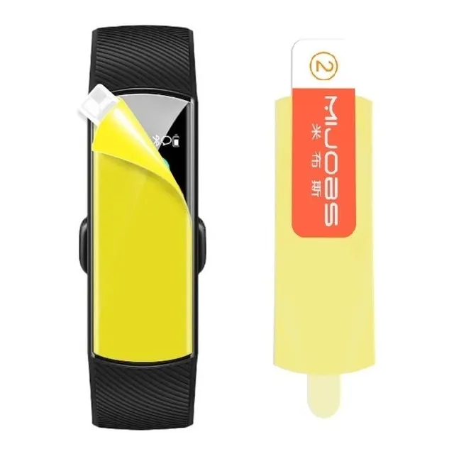 3 Micas De Protección Para Huawei Honor Band 4 Y Band 5